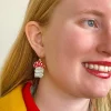Erstwilder Shiitake Happens Enamel Drop Earrings^ Enamel Earrings