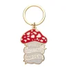 Erstwilder Shiitake Happens Enamel Key Charm^ Enamel Key Rings