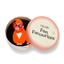 Erstwilder Short-Sighted Sophie Gorilla Brooch^ Brooches
