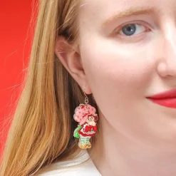 Erstwilder Simple Strawberry Pleasures Drop Earrings^ Earrings