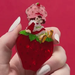 Erstwilder Sitting On A Strawberry Brooch^ Brooches