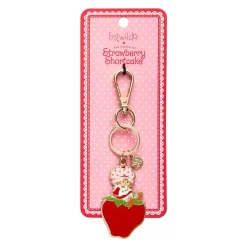 Erstwilder Sitting On A Strawberry Enamel Key Ring^ Enamel Key Rings