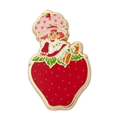 Erstwilder Sitting On A Strawberry Enamel Pin^ Enamel Pins