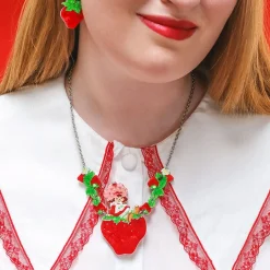 Erstwilder Sitting On A Strawberry Necklace^ Necklaces
