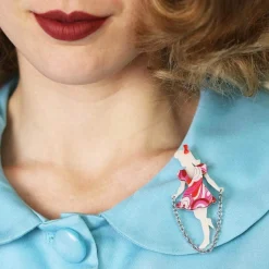 Erstwilder Skipping Suzie Brooch^ Brooches