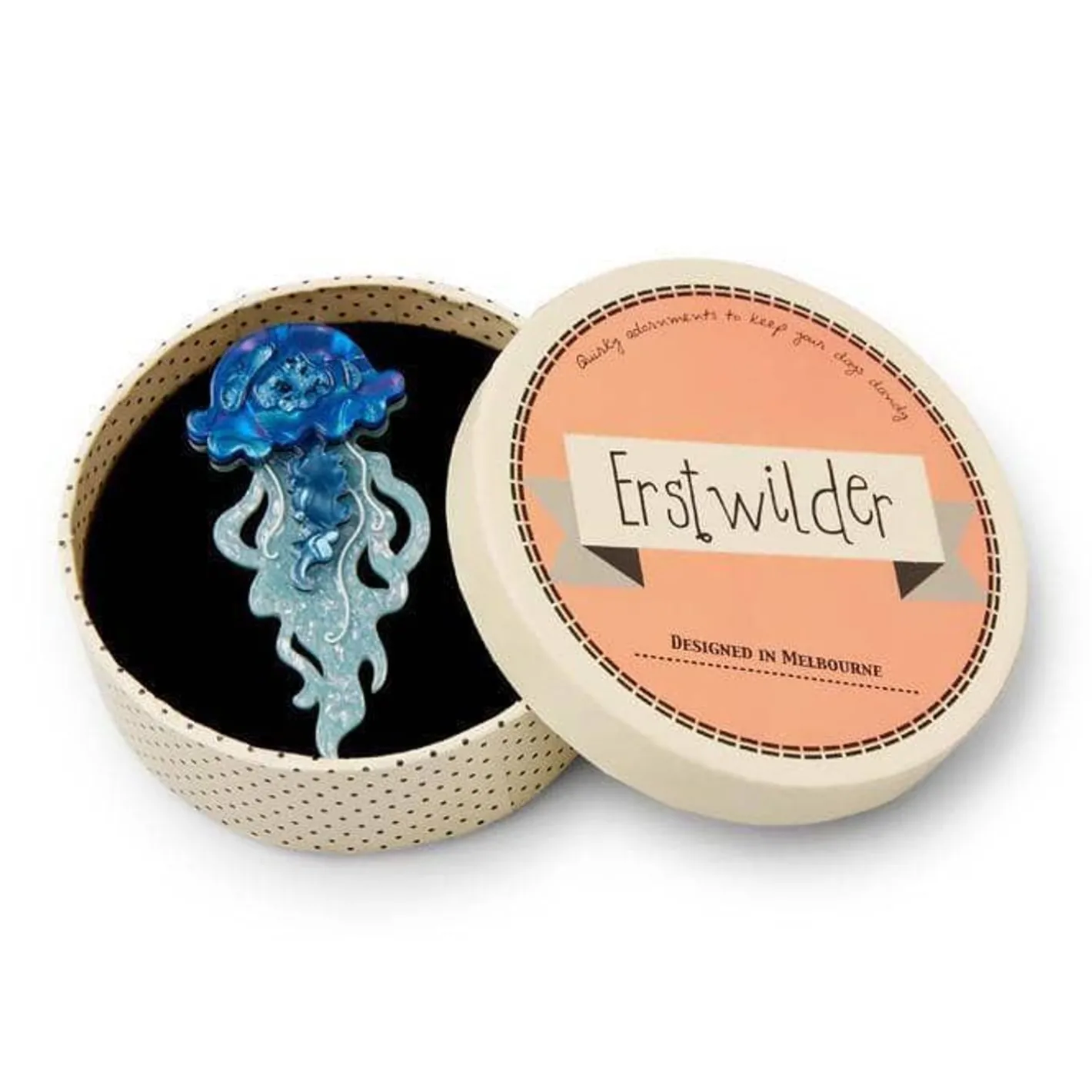 Erstwilder Slippin' Under Jellyfish Brooch^ Brooches