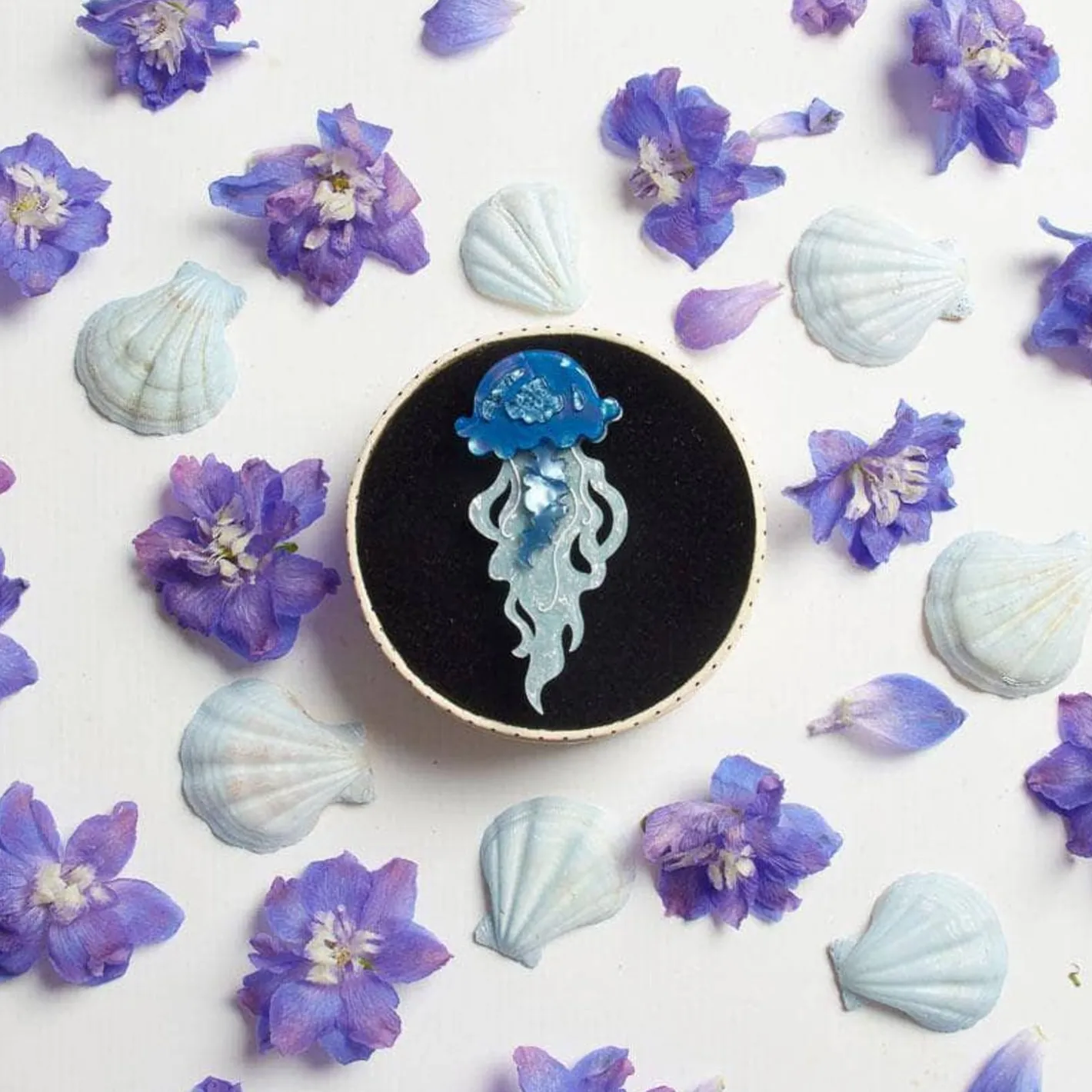 Erstwilder Slippin' Under Jellyfish Brooch^ Brooches