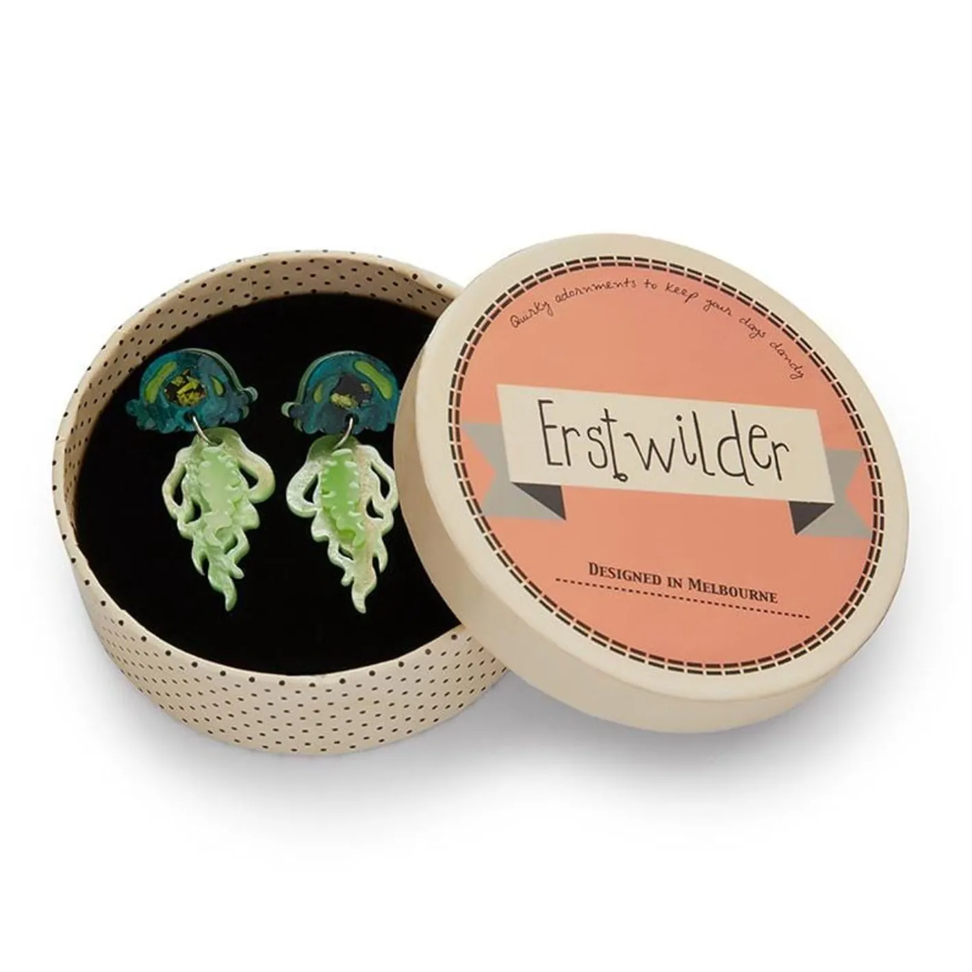 Erstwilder Slippin' Under Jellyfish Earrings^ Earrings