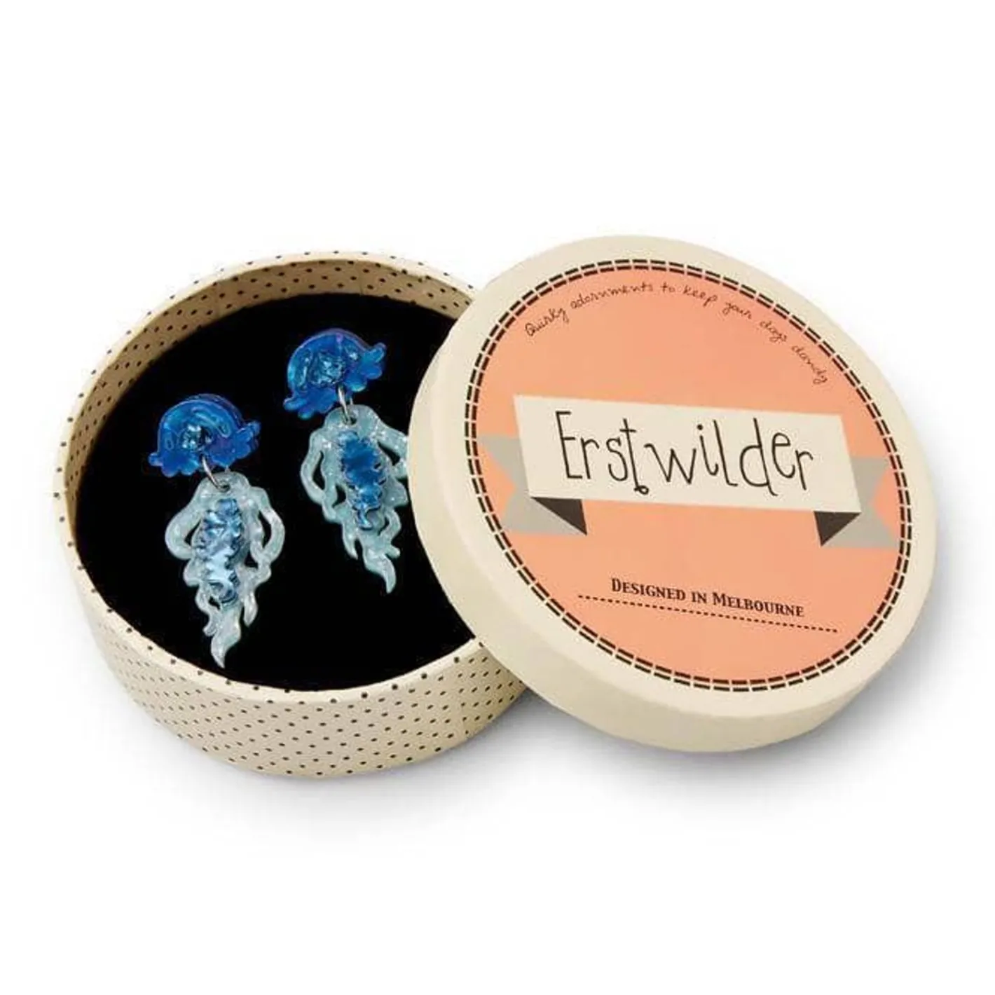 Erstwilder Slippin' Under Jellyfish Earrings^ Earrings
