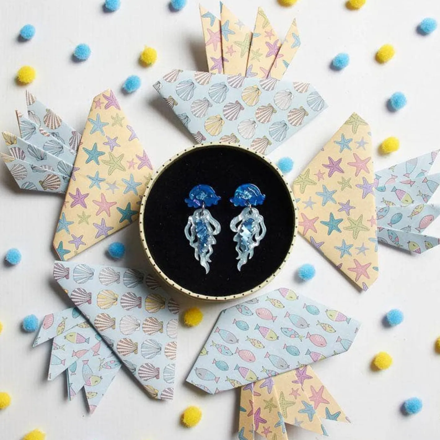 Erstwilder Slippin' Under Jellyfish Earrings^ Earrings
