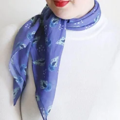 Erstwilder Slippin' Under Jellyfish Head Scarf^ Scarves