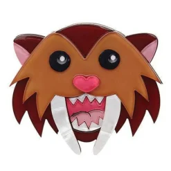 Erstwilder Smilodon Smiles Sabre Tooth Tiger Brooch^ Brooches