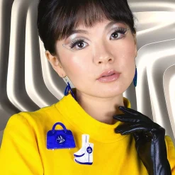 Erstwilder Space Chic Souvenirs Double Brooch^ Brooches