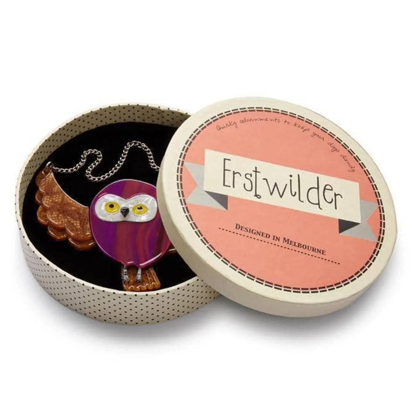 Erstwilder Spark The Owl Necklace^ Necklaces
