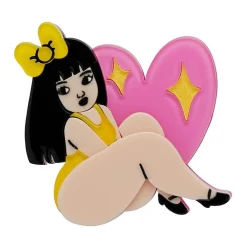 Erstwilder Sparkle Heart Brooch^ Brooches