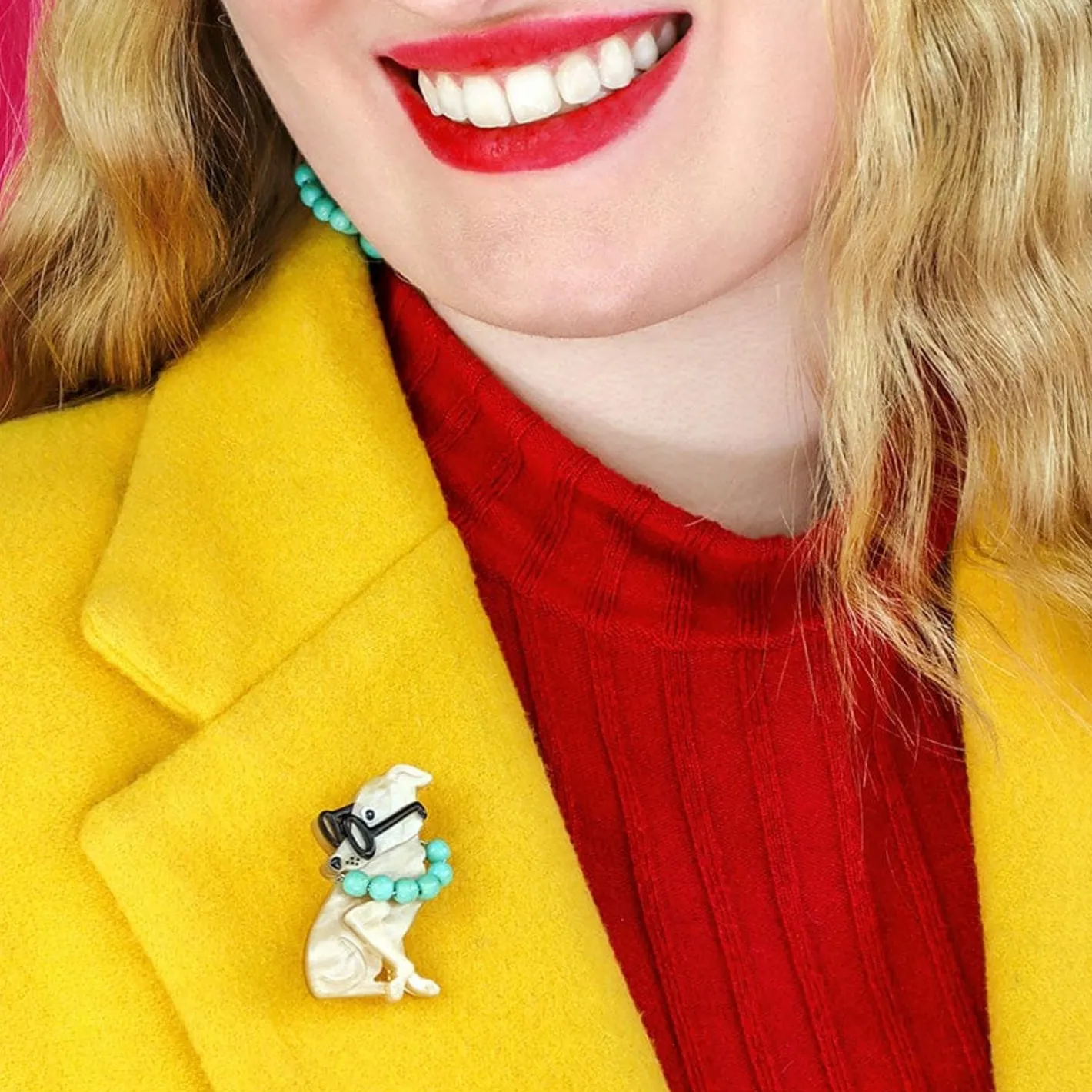 Erstwilder Spectacular Spectacles Iris Mini Brooch^ Brooches