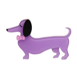 Erstwilder Spiffy The Sausage Dog Brooch^ Brooches