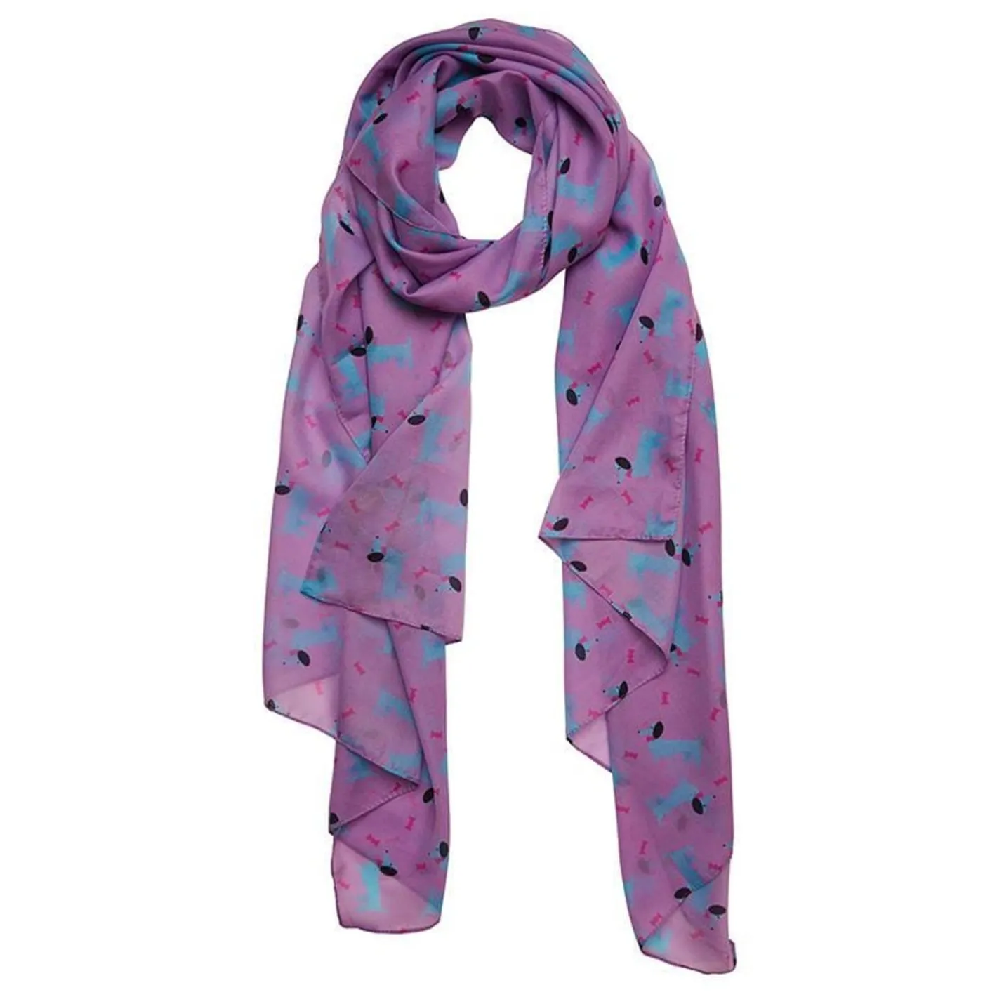 Erstwilder Spiffy The Sausage Dog Large Neck Scarf^ Scarves
