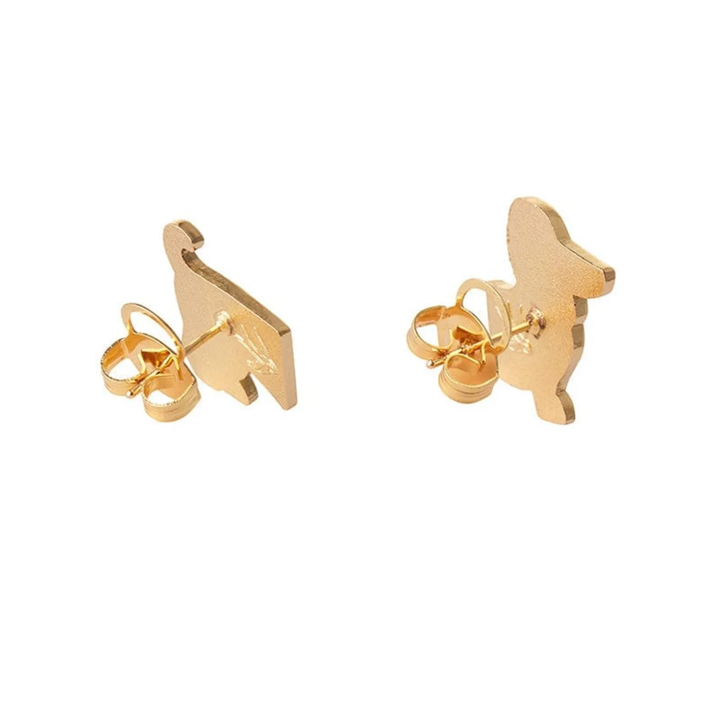 Erstwilder Spiffy The Supportive Dog Enamel Earrings^ Enamel Earrings