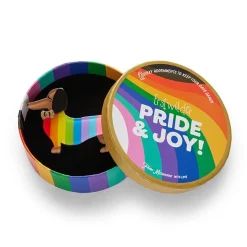 Erstwilder Spiffy The Supportive Dog Brooch^ Brooches