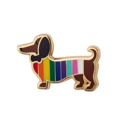 Erstwilder Spiffy The Supportive Dog Enamel Pin^ Enamel Pins
