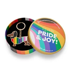Erstwilder Spiffy The Supportive Dog Enamel Key Ring^ Enamel Key Rings