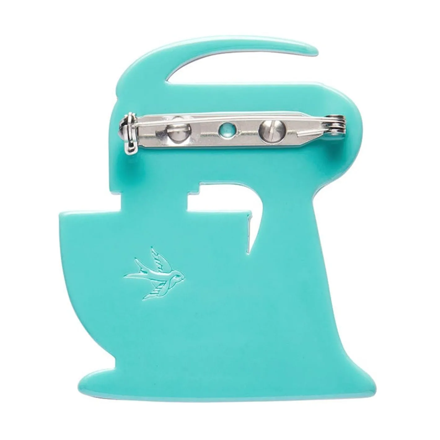 Erstwilder Spin Me Right Round Brooch - Teal^ Brooches
