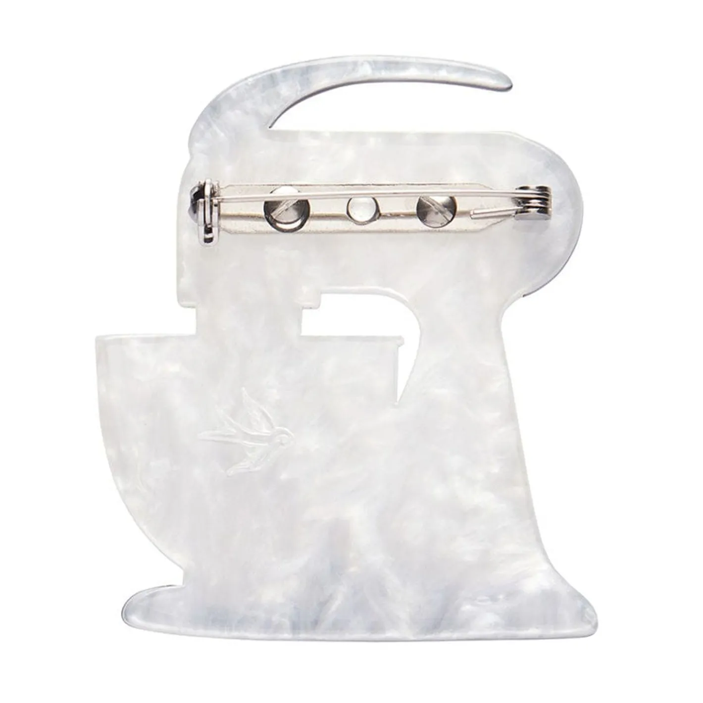 Erstwilder Spin Me Right Round Brooch - White^ Brooches