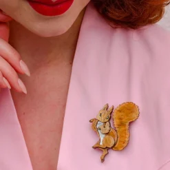 Erstwilder Squirrel Nutkin Brooch^ Brooches