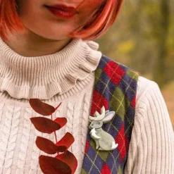 Erstwilder Stagbunny Brooch^ Brooches