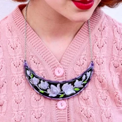 Erstwilder Steel Magnolias Necklace^ Necklaces