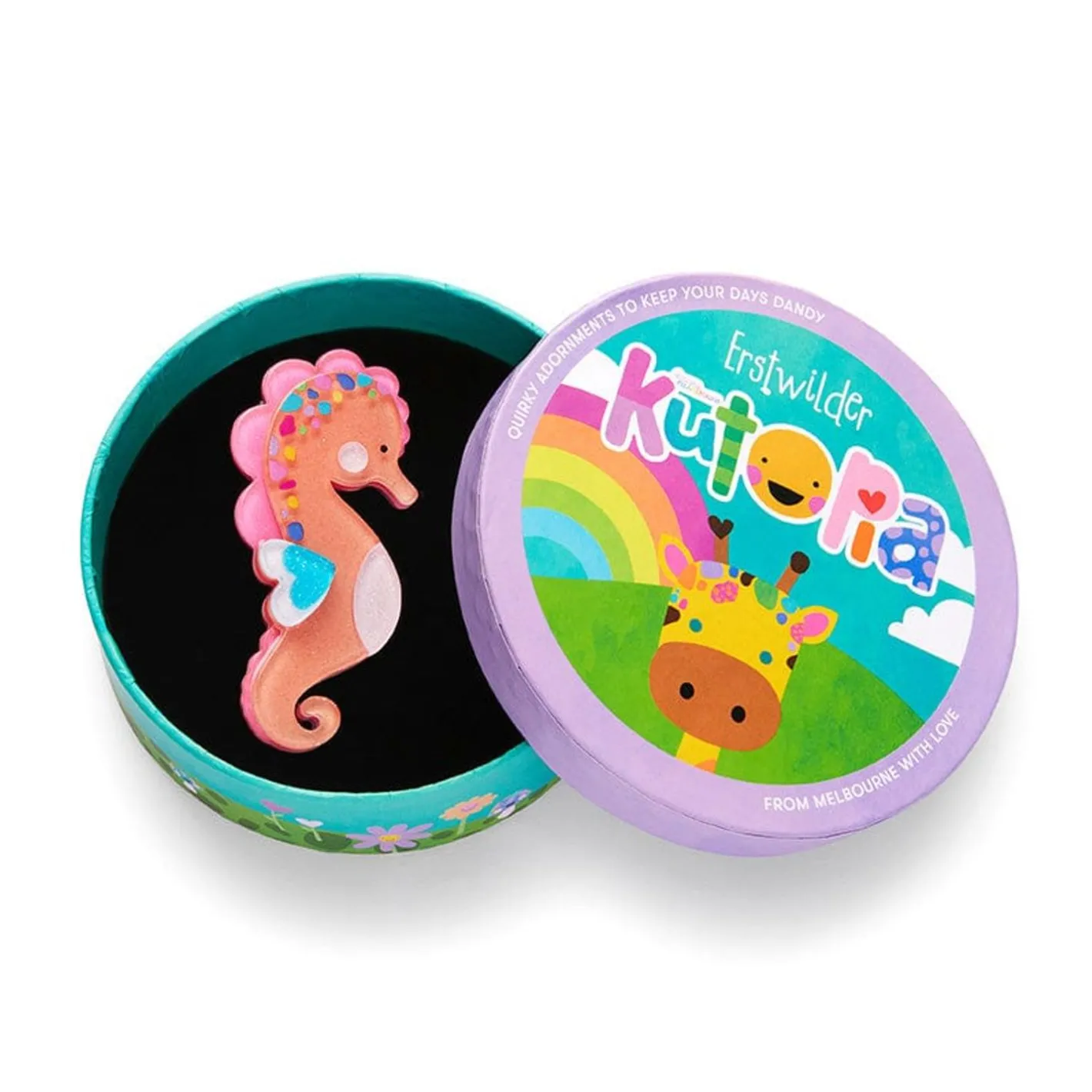 Erstwilder Stevie The Seahorse Brooch^ Brooches