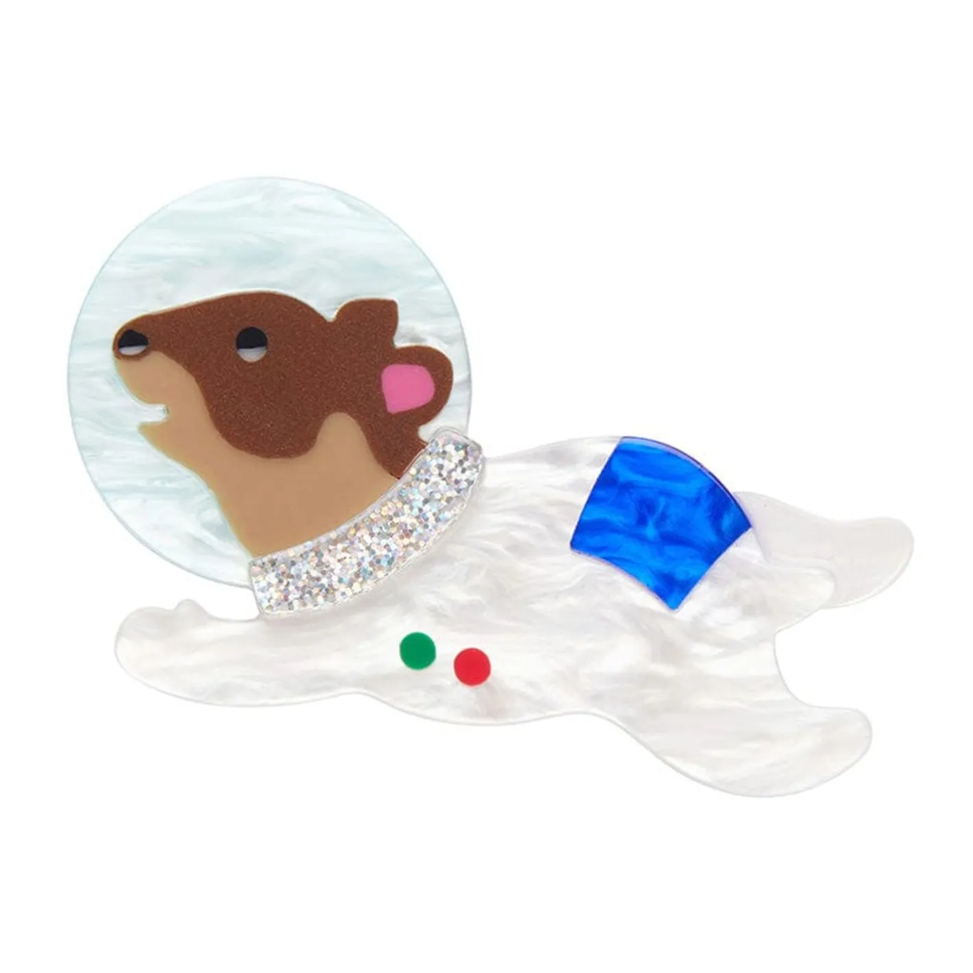 Erstwilder Stout-Hearted Spaceham Brooch^ Brooches