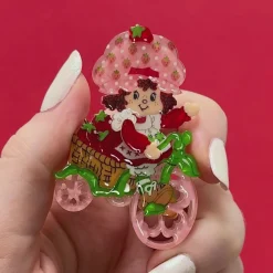 Erstwilder Strawberry Adventures Await Brooch^ Brooches