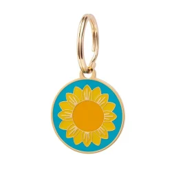 Erstwilder Sumptuous Sunflower Enamel Pet Charm^ Enamel Key Rings