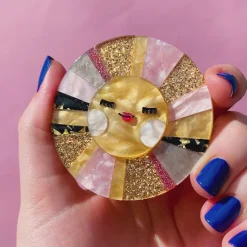 Erstwilder Sun Charmer Brooch^ Brooches