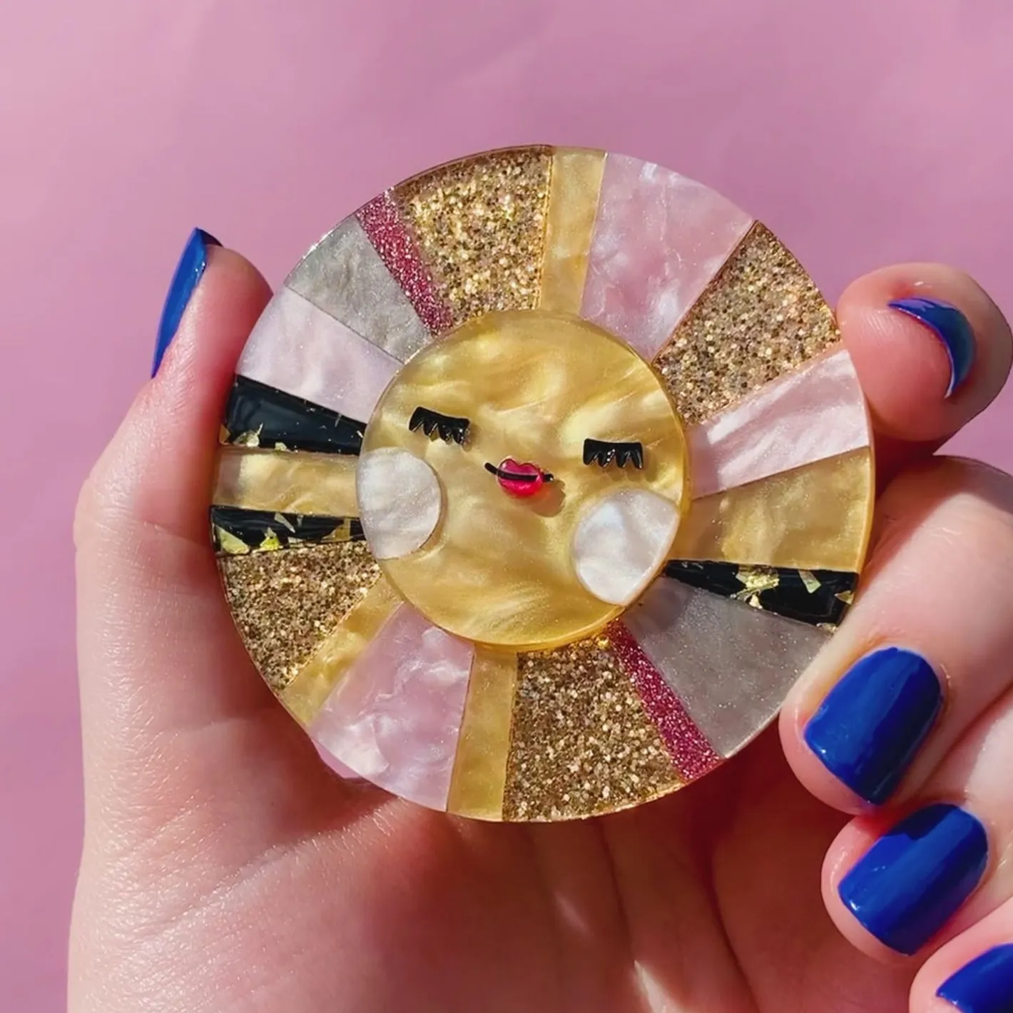 Erstwilder Sun Charmer Brooch^ Brooches