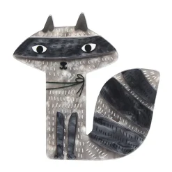 Erstwilder Sunday Raccoon Brooch^ Brooches