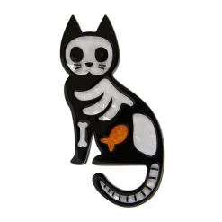 Erstwilder Tabby Tombstone Brooch^ Brooches