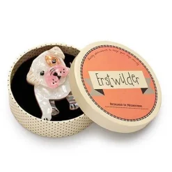 Erstwilder Taciturn Taco Dog Brooch^ Brooches