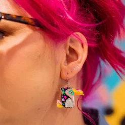 Erstwilder Tara The Toucan Drop Earrings^ Earrings