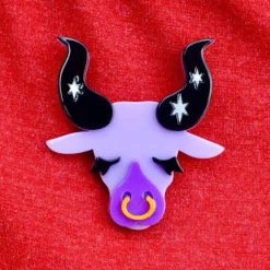 Erstwilder Taurus The Tactile Brooch^ Brooches
