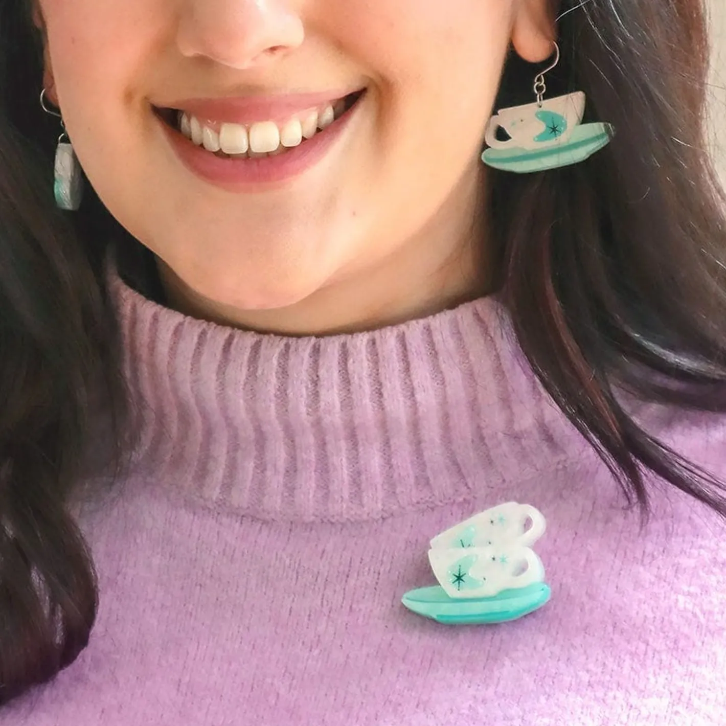 Erstwilder Tea And Sympathy Mini Brooch^ Brooches