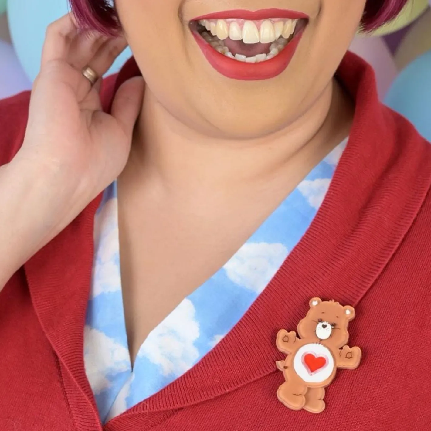 Erstwilder Tenderheart Bear Brooch^ Brooches