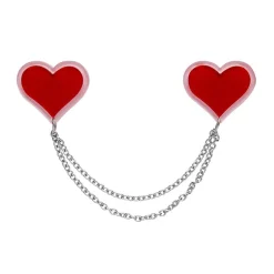 Erstwilder Tenderheart Double Brooch^ Brooches