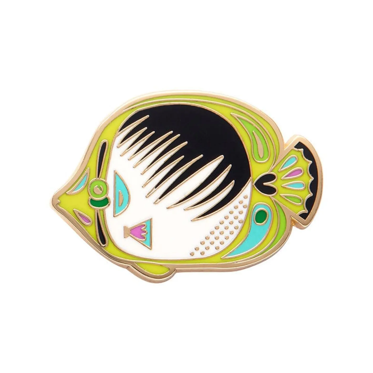 Erstwilder The Bedazzling Butterflyfish Enamel Pin^ Enamel Pins