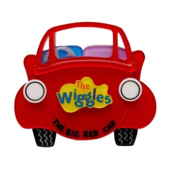 Erstwilder The Big Red Car Brooch^ Brooches