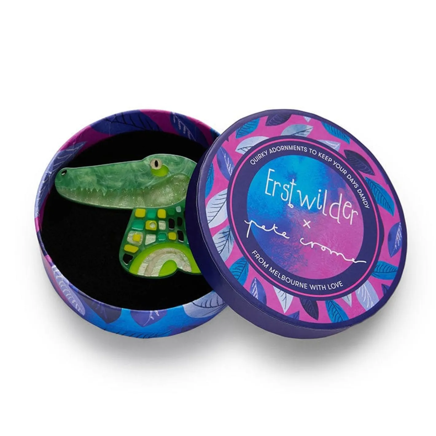 Erstwilder The Big Saltie Croc Brooch^ Brooches