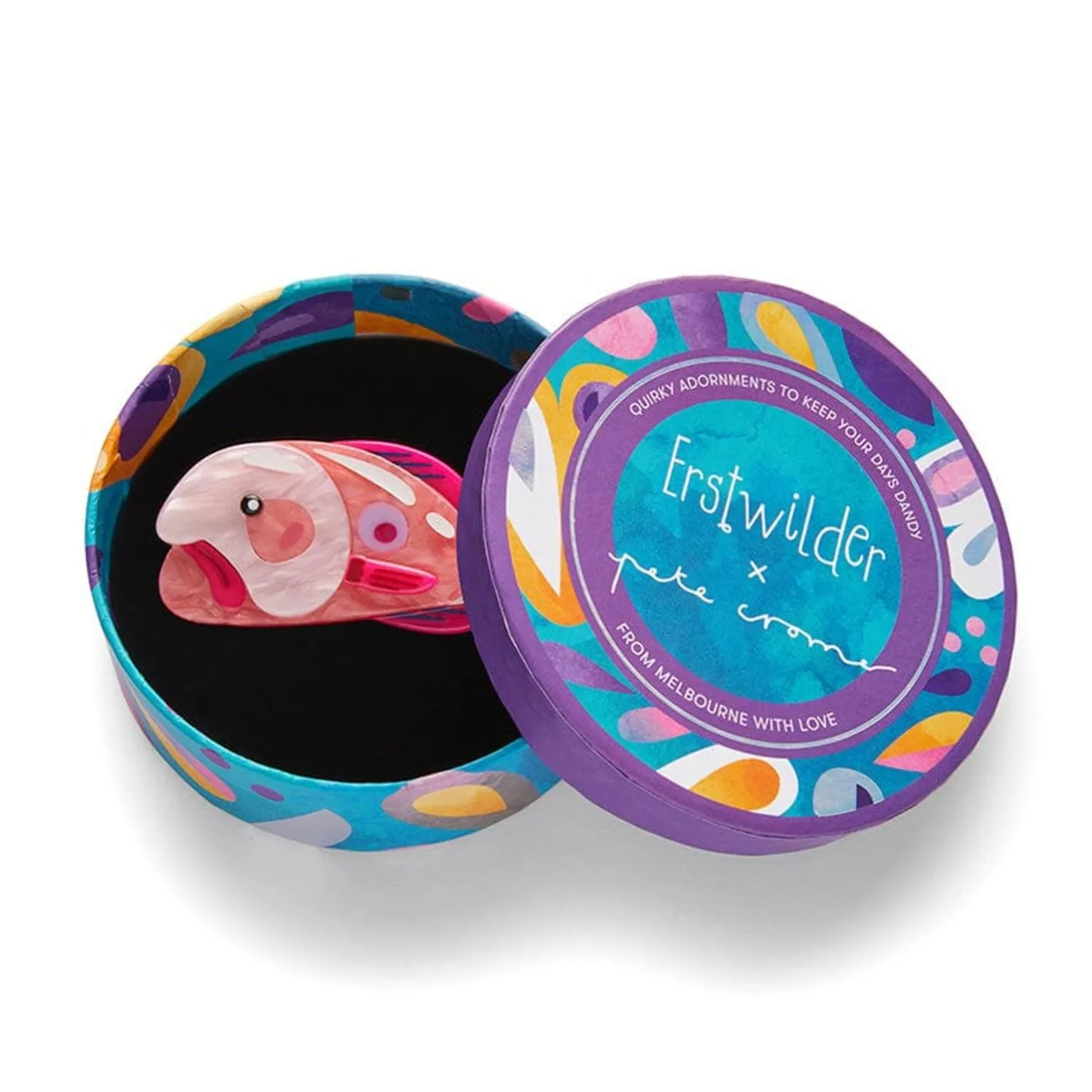 Erstwilder The Blissful Blobfish Brooch^ Brooches