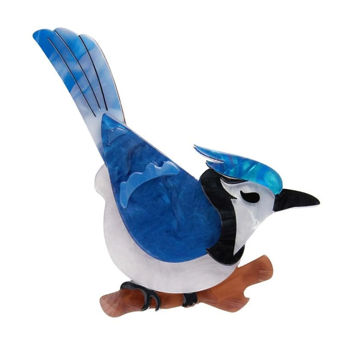 Erstwilder The Blue Jay Way Brooch^ Brooches